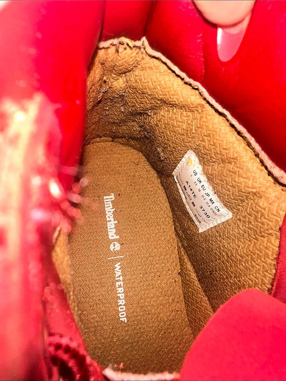 Timberland Red Boots - Picture 7 of 9